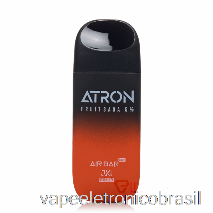 Vape Eletrônico Air Bar Atron 5000 Descartável Fruta Saga